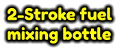 2-Stroke fuel  mixing bottle